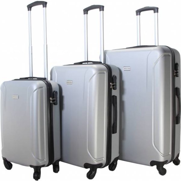 Vertical Studio "LinköPing" Valigia Set Da 3 20" 24" 28" Argento-image