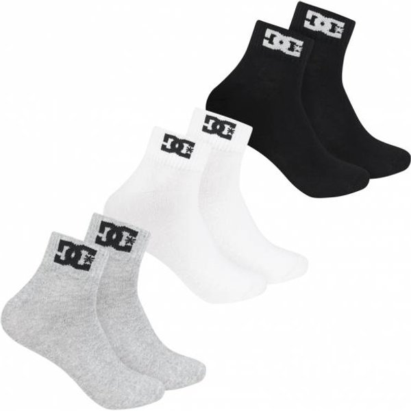 Dc Shoes Quarter Unisex Calcetines 3 Pares Multi DC-23 Cuarto-image
