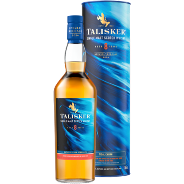Talisker Single Malt Scotch Whisky 8 Yeart Old "Tadal Churn"-image