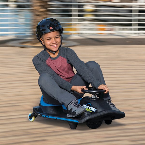 Razor Crazy Cart Shift Electric Go Kart for Kids 6 Plus - Black and