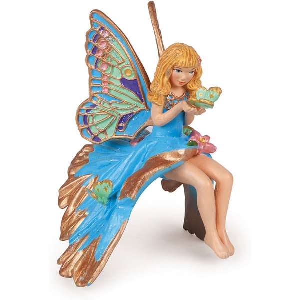 PAPO The Enchanted World Blue Elf Child Toy Figure - 38826 - Black