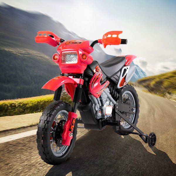 HOMCOM 6V Kids Electric Motorbike Motorcycle Ride On for 3-6 Years