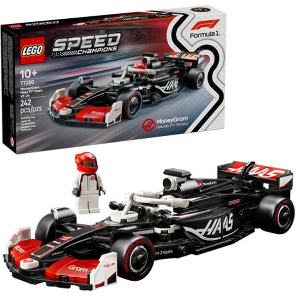 Lego Speed Champions 77250 MoneyGram Haas F1 Team VF-24 F2 Race Car - Brand New