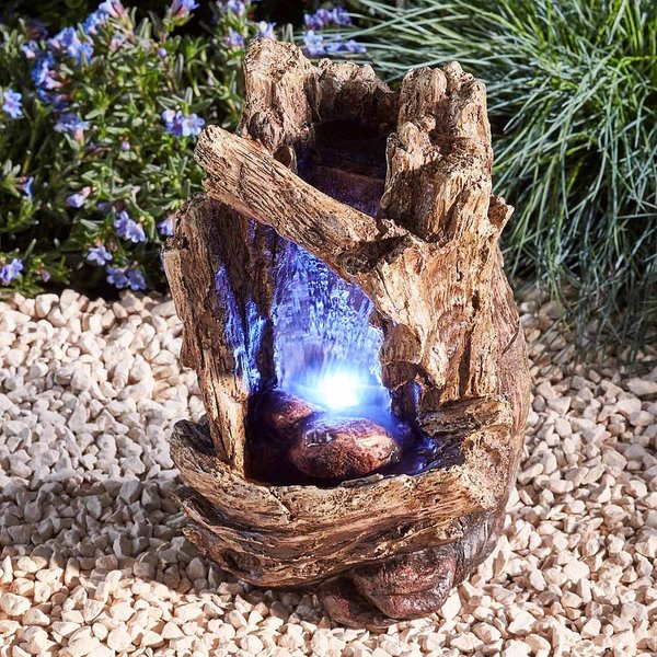 Serenity - Table-top Tree Trunk Waterfall Water Feature