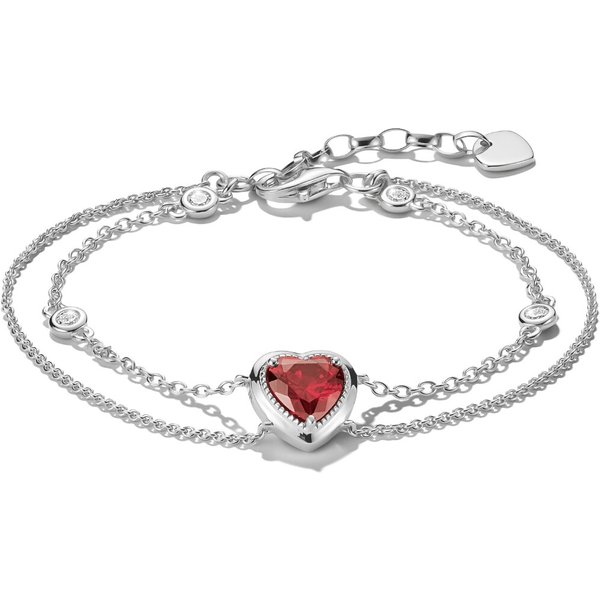 Thomas Sabo A2222-051-10-L19V Armband Zweireihig Mit Herz Elyndra Silber-image
