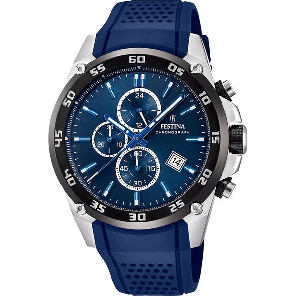 Festina F20330/2 The Originals Chronograph Herrenuhr 47Mm 10ATM-image