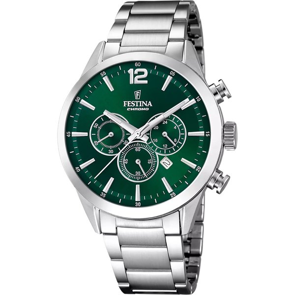 Festina F20343/B Timeless Herrenuhr Chronograph 44Mm 5ATM-image