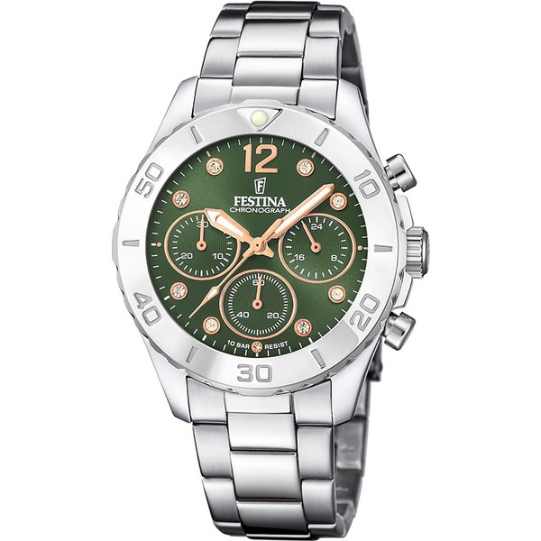 Festina F20603/5 Damenuhr Boyfriend Chronograph 39Mm 10ATM-image