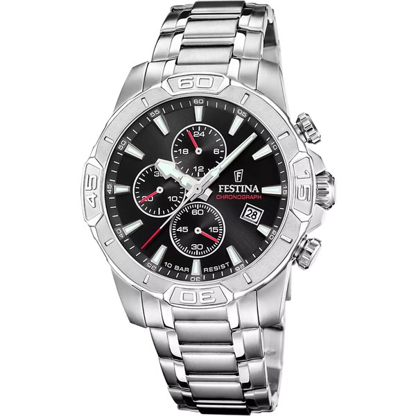 Festina F20704/3 Herrenuhr Timeless Chronograph 45Mm 10ATM-image