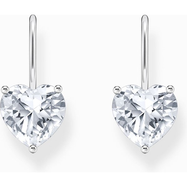 Thomas Sabo H2288-051-14 Silberner OhrhäNger M. WeißEm Zirkonia-Herz Damen-image