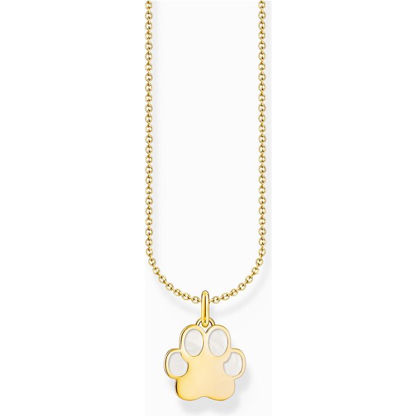 Thomas Sabo KE2266-427-14-L45V Vergoldete Kette Mit PfotenanhäNger Damen-image