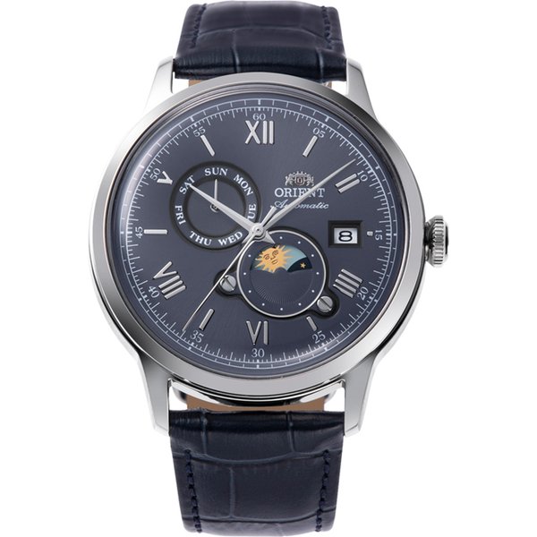 Orient RA-AK0806L30B Herrenuhr Bambino Sun & Moon Automatik 41Mm 3ATM-image