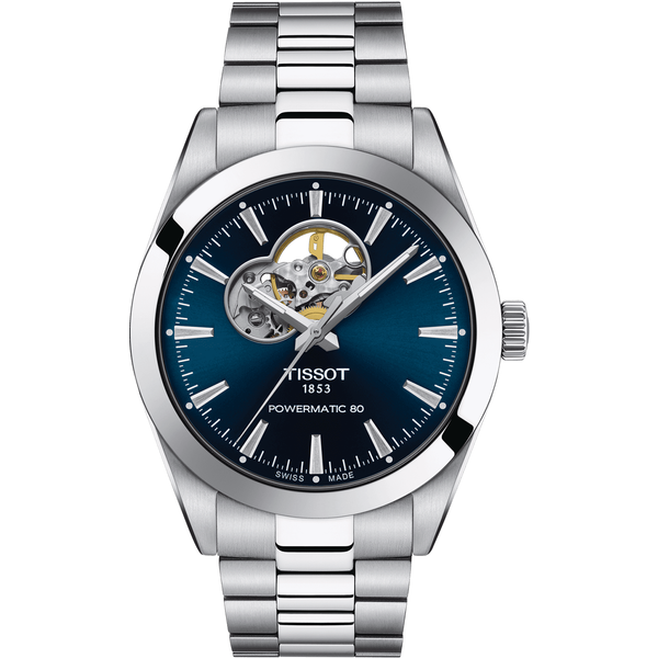 Tissot T1274071104101 Herrenuhr Gentleman Powermatic-80 Open Heart 40Mm 10ATM-image