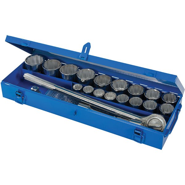SteckschlüSselsatz Metrisch Mit 3/4-Zoll-Antrieb 21 Tlg.-image