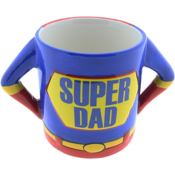 Becher "Super Dad" aus Steingut 500ml