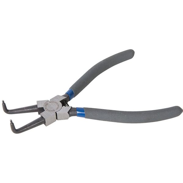 Abgewinkelte Sicherungsringzange 180 mm für Innenringe