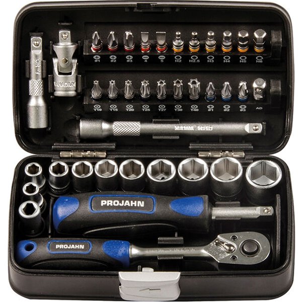 Projahn Mini SteckschlüSsel & Bit-Box 38Tlg. Mit Markierten Bits-image