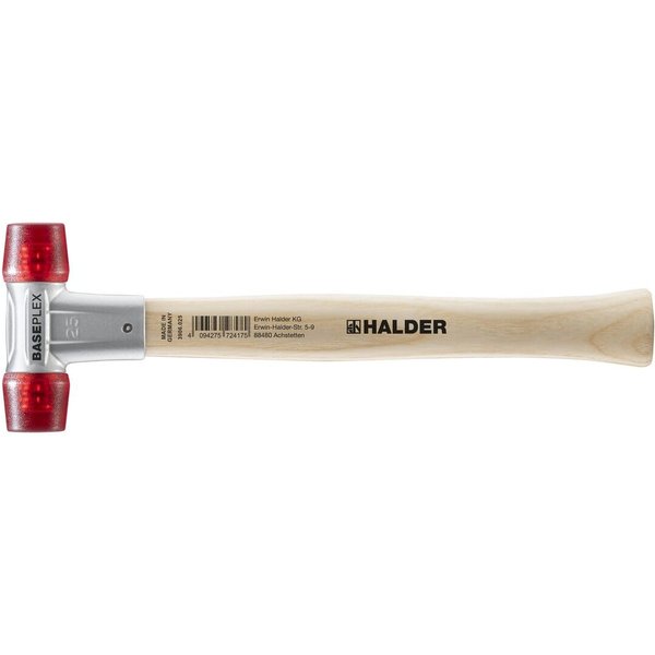 HALDER BASEPLEX Schonhammer Ø 25 mm Celluloseacetat mit Zindruckgussgehäuse