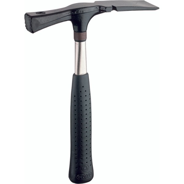 PICARD Maurerhammer 600g mit Stahlrohrstiel Nr. 277 geraut