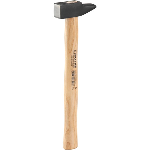 RUTHE Schlosserhammer 26 mm Französische Form mit Eschenstiel | Gravur möglich