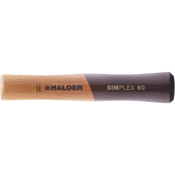 HALDER SIMPLEX Ersatzstiel aus Holz Kopf 60mm Stiel 207mm extra kurz | Gravur möglich