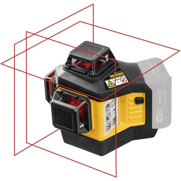 STABILA Multilinien-Laser LAX 600 Set ohne Akku und Ladegerät 5-tlg.