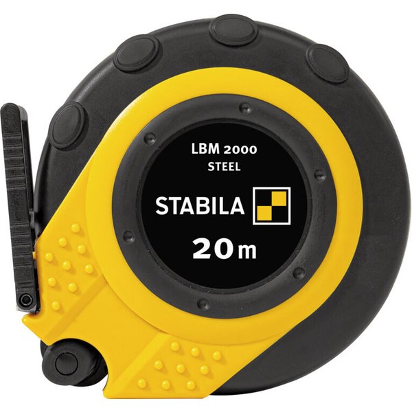 STABILA Kapselbandmaß 20 m metrische Skala Stahlband LBM 2000 STEEL