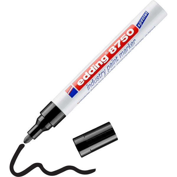 edding 8750 Industrie Lackmarker schwarz