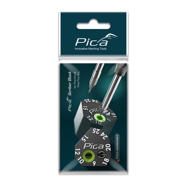 Pica Scriber Block Anzeichenhilfe 9 - 25 mm für Tieflochmarker Dry und Fine Dry