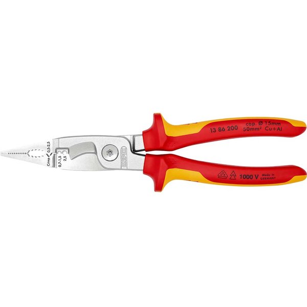 Knipex 13 86 VDE Insulated Electrical Installation Pliers