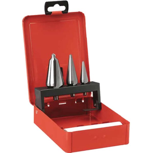 Facom 229A.J3 3 Piece Cone Drill Bit and Lubricant Set