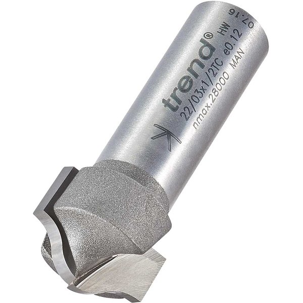 Trend Flat Ogee Router Cutter 20mm 15mm 1/2"