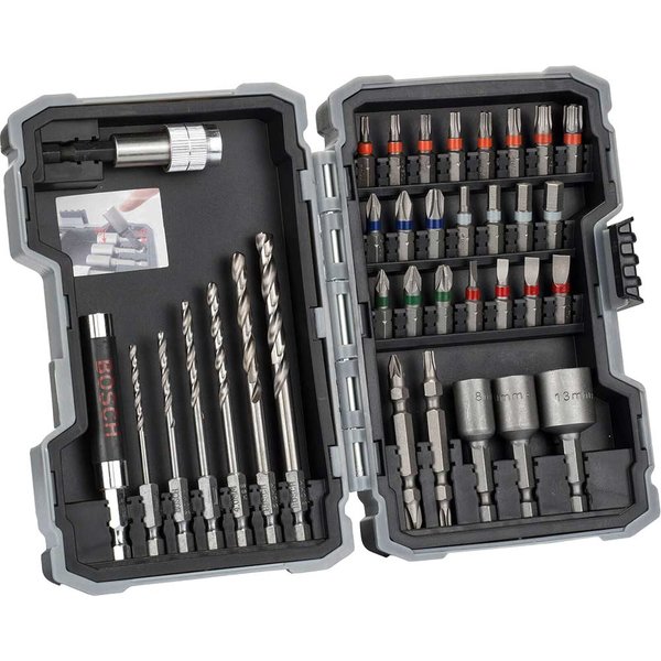 Bosch 35 Piece Drill and Screwdriver Bit Set for Metal
