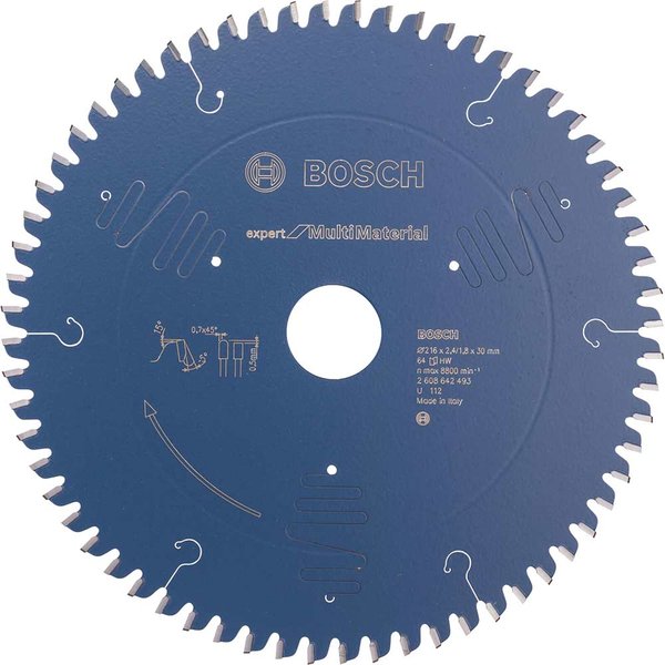 Bosch EXPERT Multi Material Cutting Saw Blade 216mm 64T 30mm