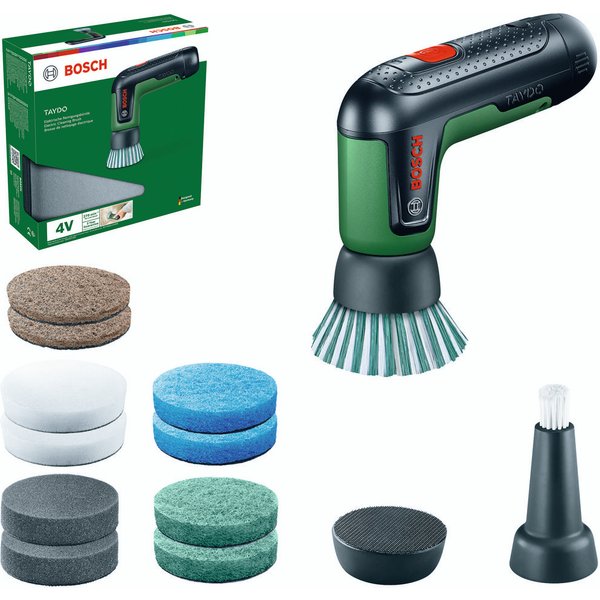 Bosch TAYDO 4v Cordless Scrubbing Brush Set 1 x 2ah Li-ion No Charger Bag