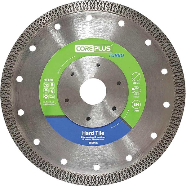 Coreplus Hard Tile Cutting Turbo Diamond Blade