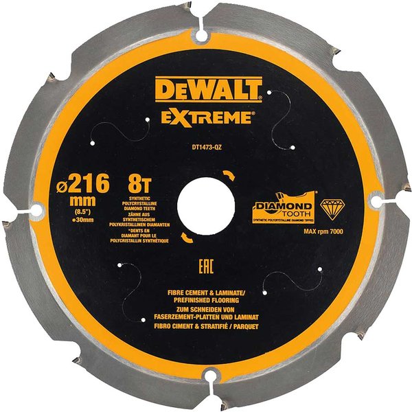 DeWalt PCD Fibre Cement Saw Blade