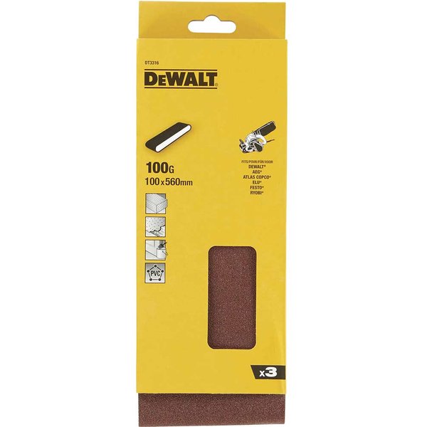 DeWalt 100 x 560mm Sanding Belts