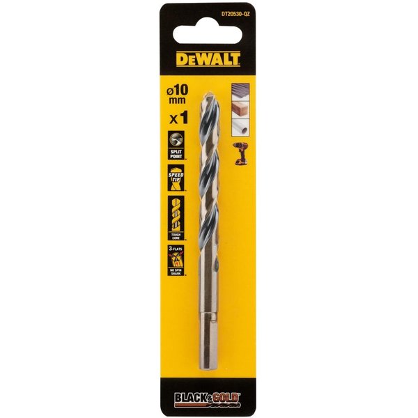 Dewalt Black and Gold HSS Drill Bit