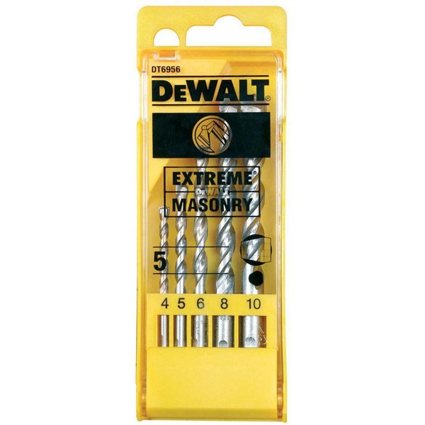 DeWalt Extreme 5 Piece Masonry Drill Bit Set