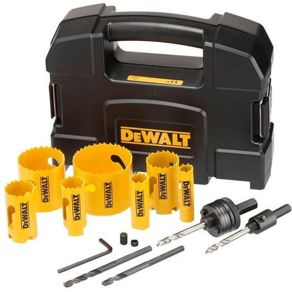 DeWalt 11 Piece BIM Extreme Electrians Holesaw Set