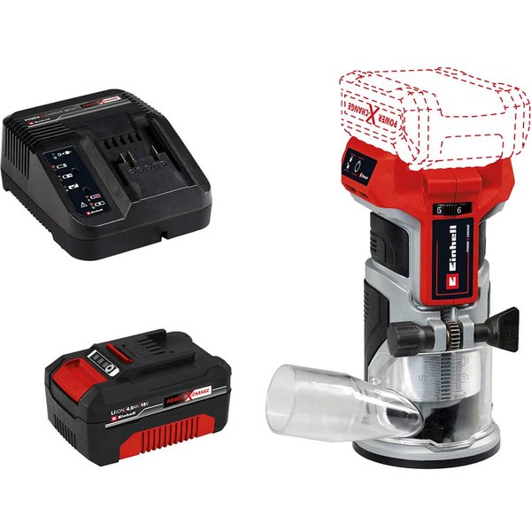 Einhell Professional TP-ET 18 Li BL 18v Cordless Brushless Trim Router