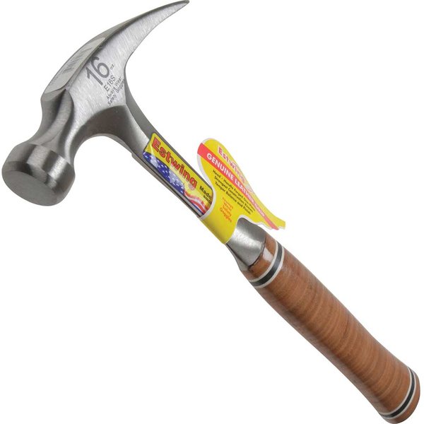 Estwing Straight Claw Hammer Leather Grip
