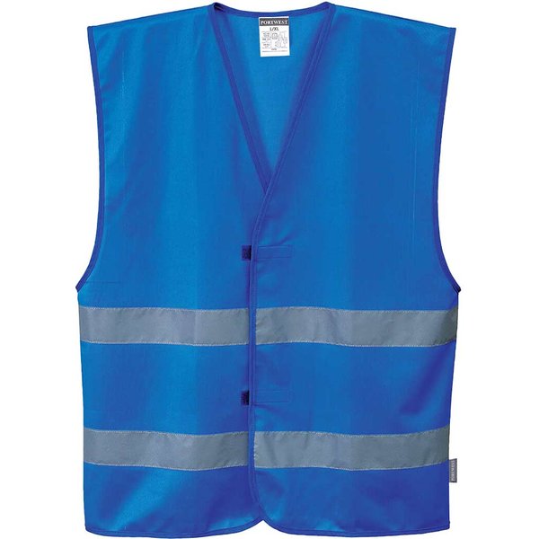 Portwest Iona 2 Band Reflective Safety Vest Royal Blue L / XL