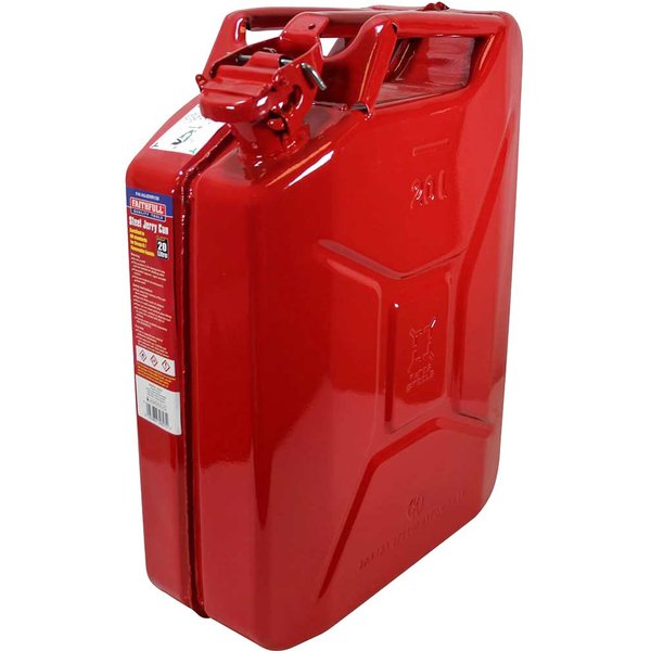 Faithfull Metal Jerry Can 20l Red