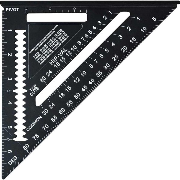 Faithfull Presitge Quick Square Black Aluminium 180mm