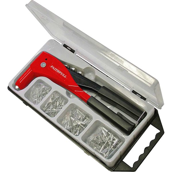 Faithfull Heavy Duty Riveter and Assorted Rivets