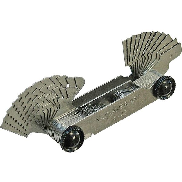 Faithfull Amer-Nat 55 Blade Screw Pitch Gauge Set