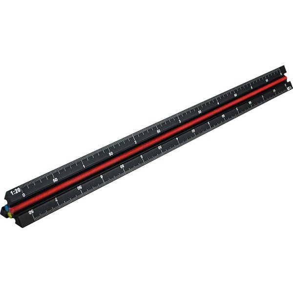 Faithfull Prestige Tri Scale Engineer Rule 12" / 300mm