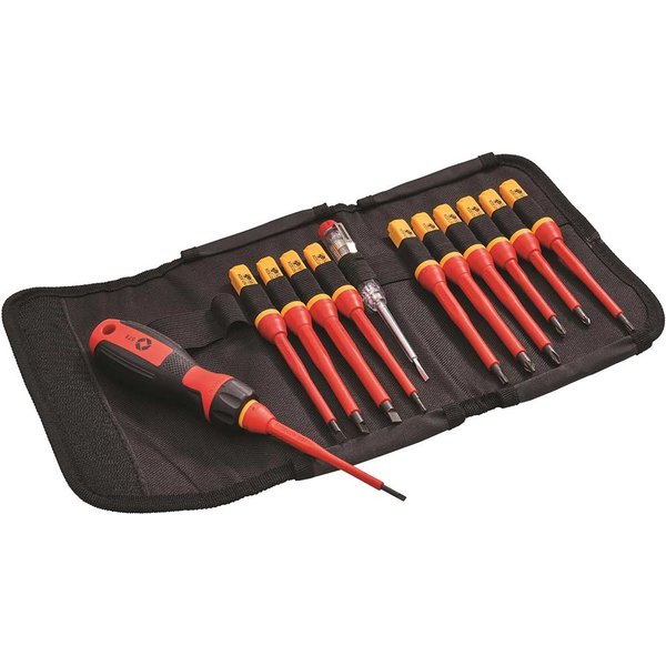 Faithfull 13 Piece Quick Change VDE Insulated Screwdriver Set